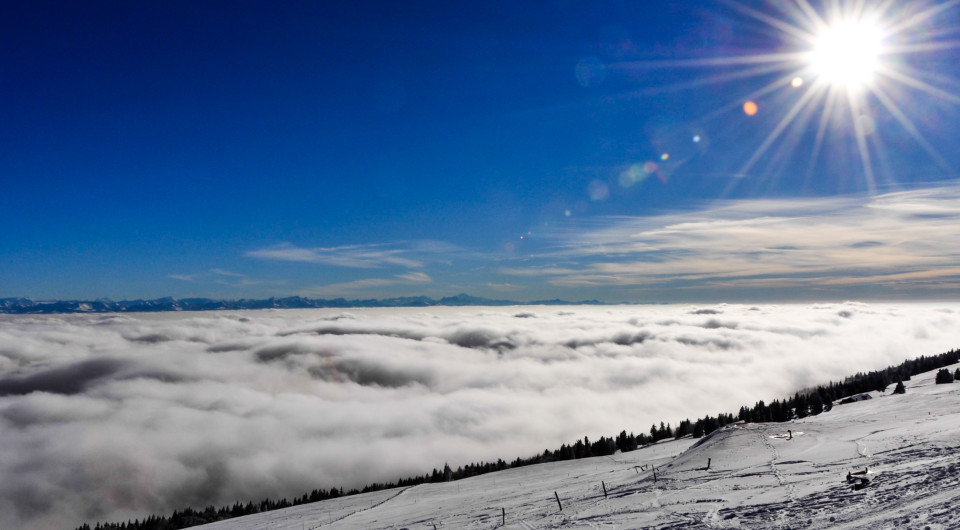 Timelapse : vue panoramique depuis Le Chasseral